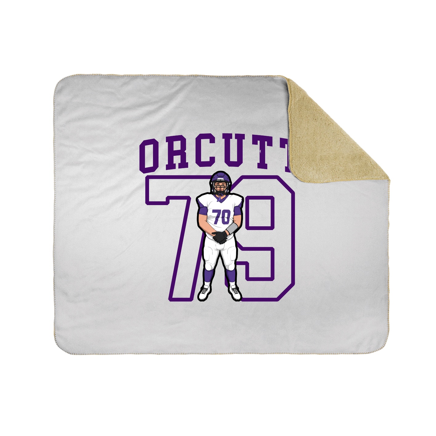 Throw Blanket — Shirsey in White