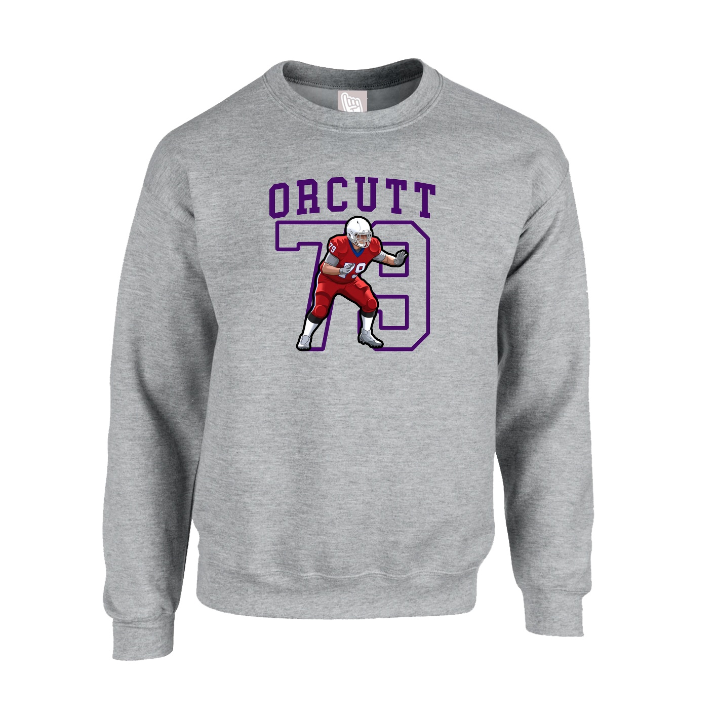 Fleece Crew — Shirsey in Grey