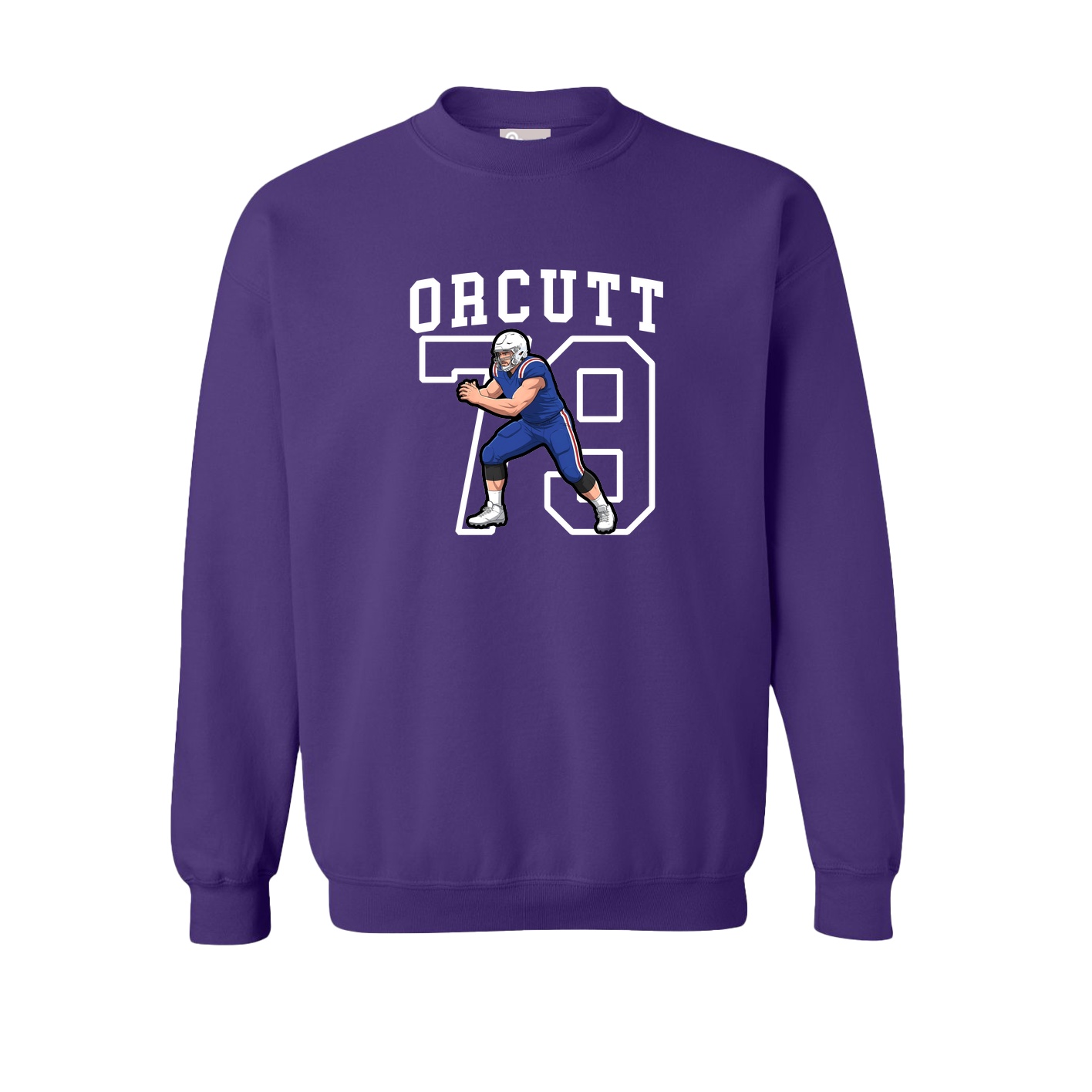 Fleece Crew — Shirsey in Purple