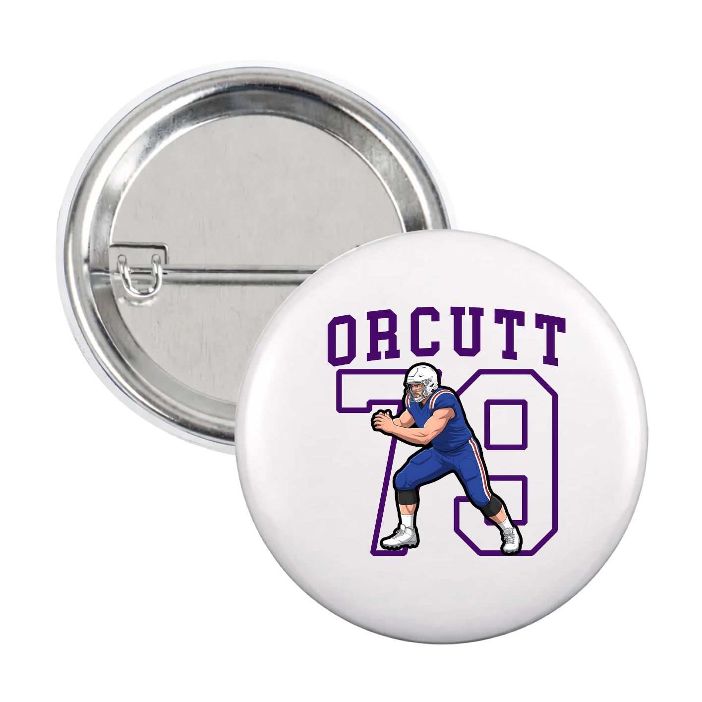 Game Day Button — Shirsey in White