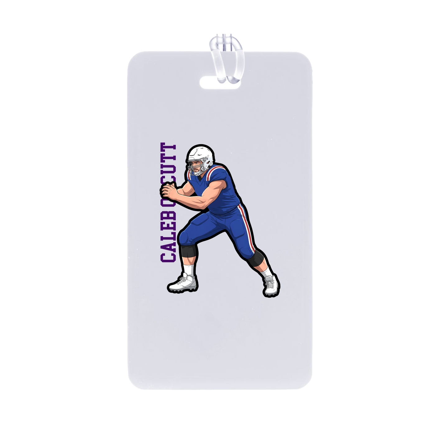 Bag Tag — Name Vertical in Classic