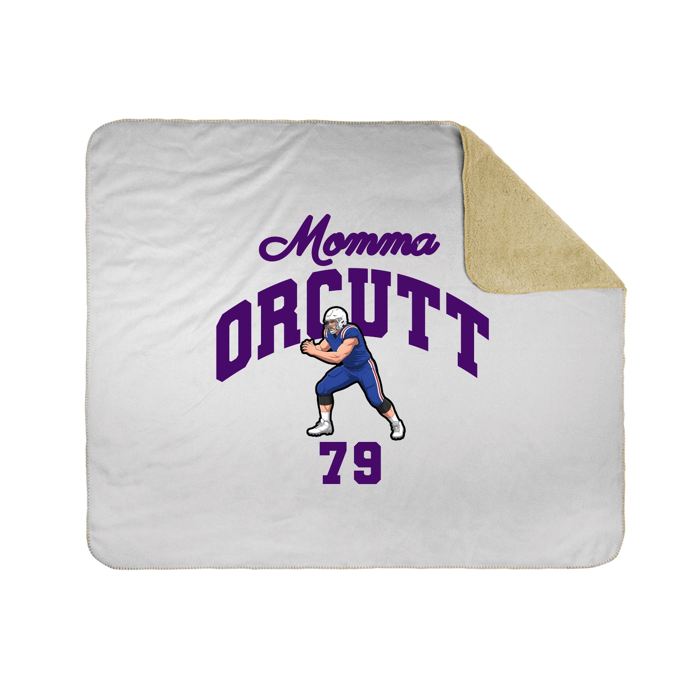 Throw Blanket — Mothers Day Arch in White