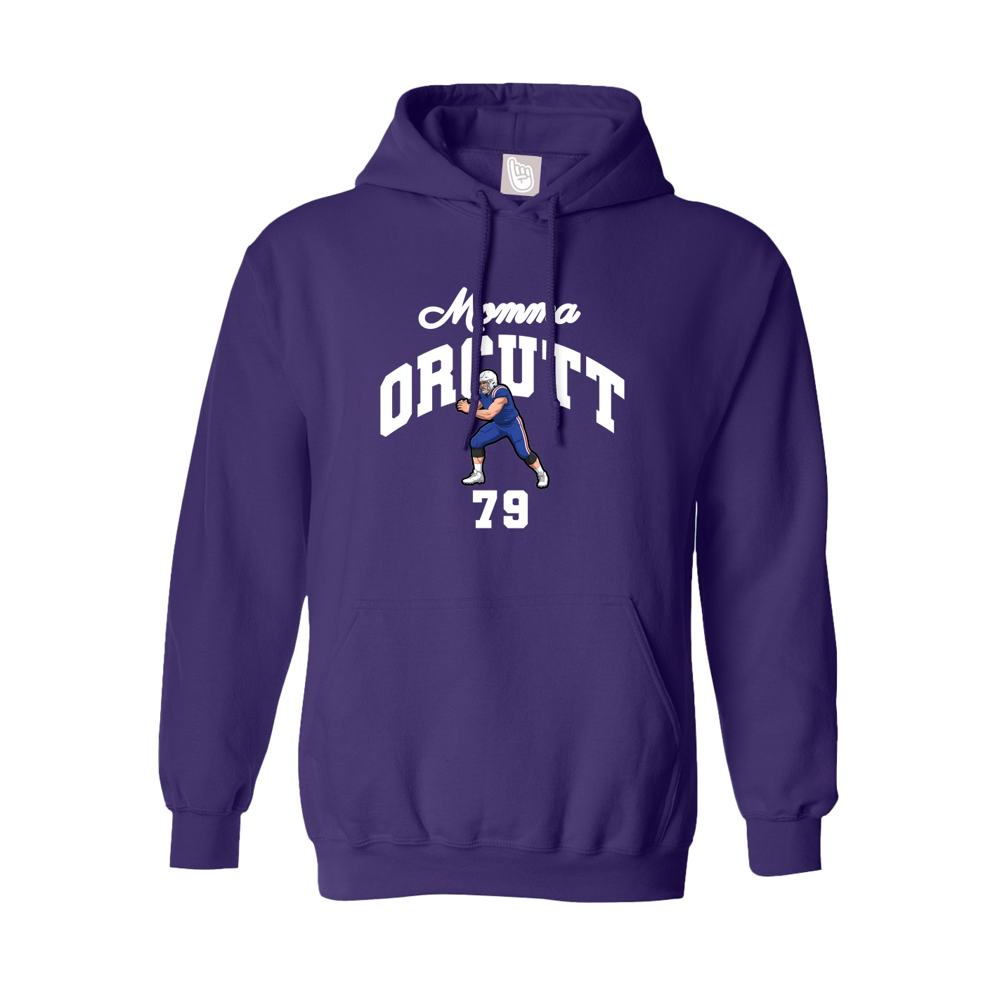 Hoodie — Mothers Day Arch in Purple