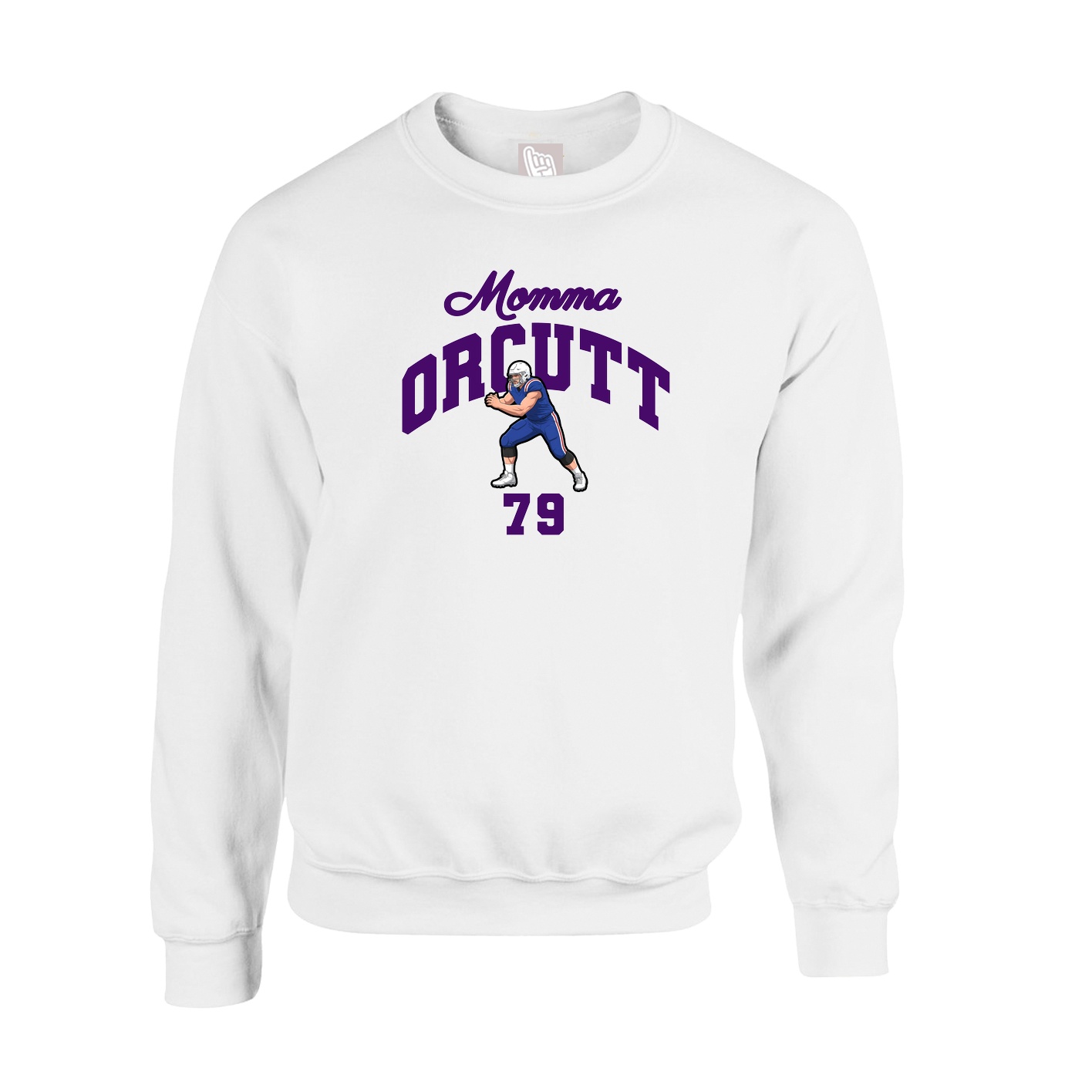 Fleece Crew — Mothers Day Arch in White