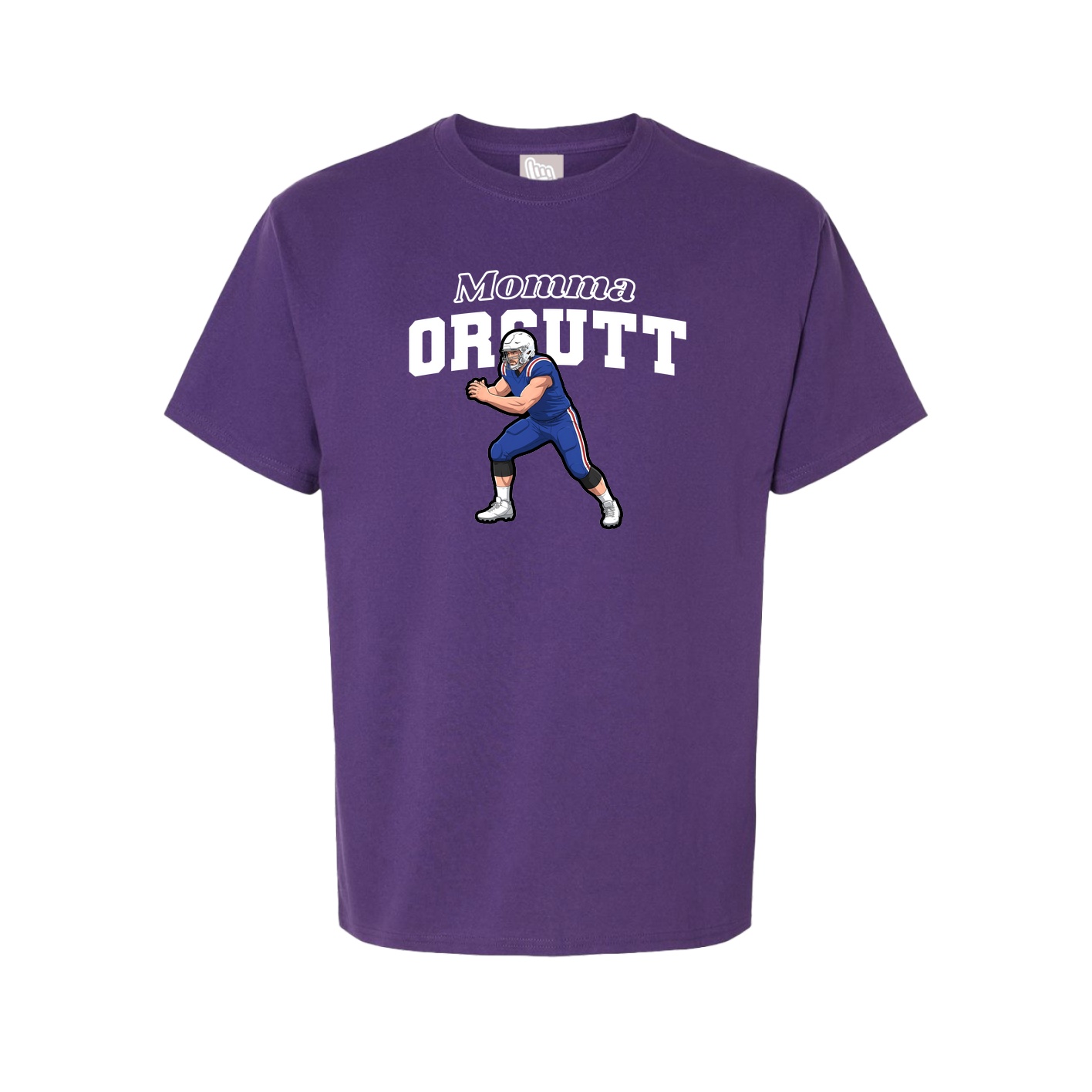 Youth Tee — Mothers Day Block in Purple
