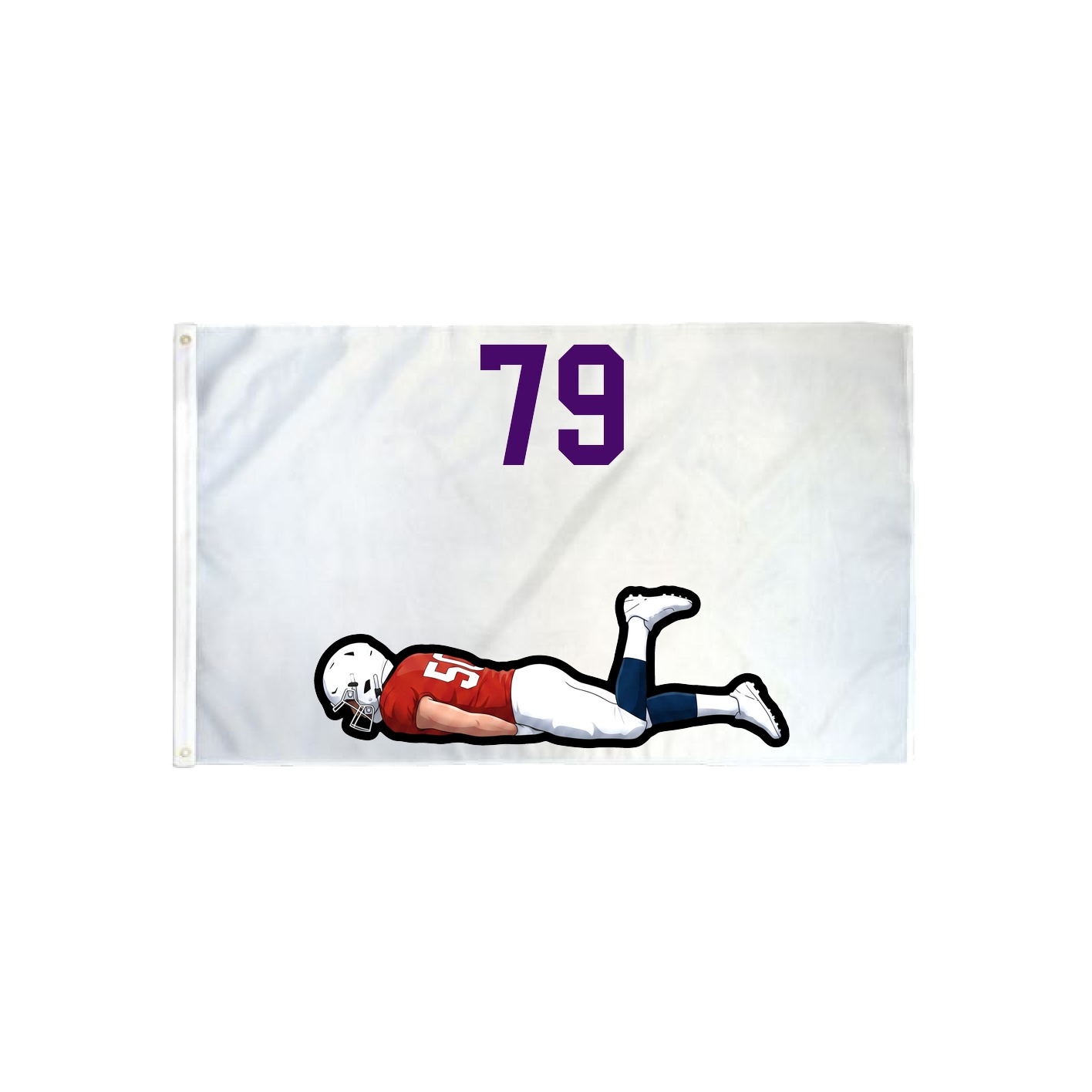 3x5 Flag — Number Top in Classic