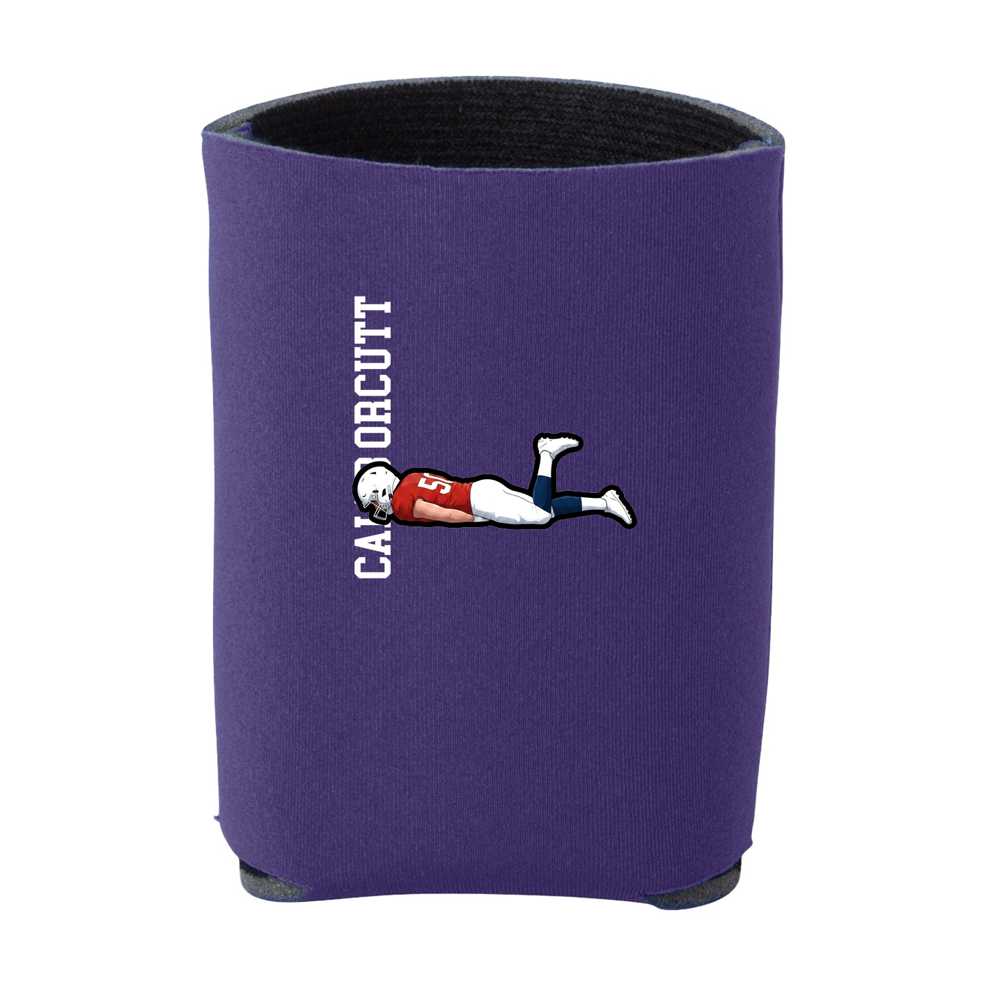 Can Holder — Name Vertical in Purple