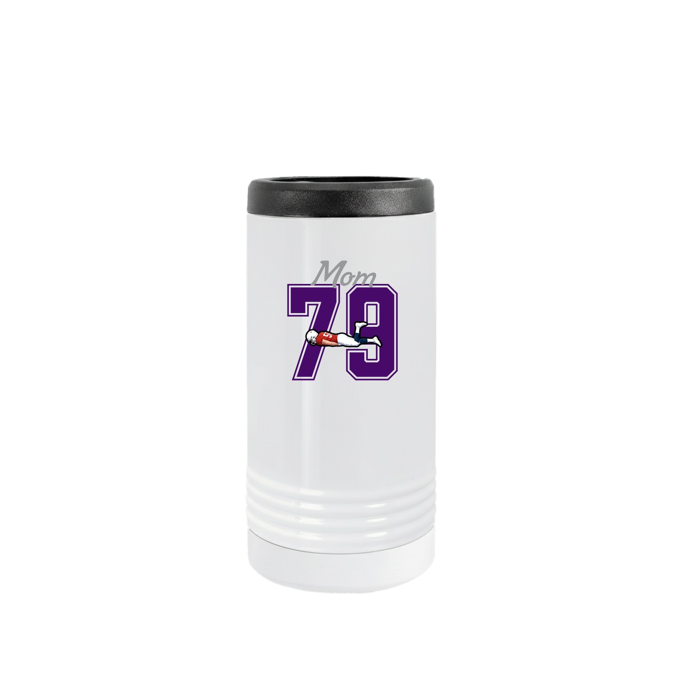 Slim Beverage Holder — Mothers Day Shirsey in White