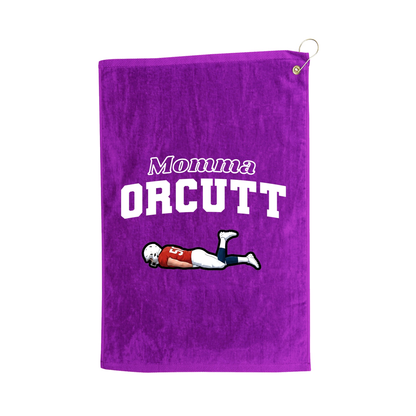Golf Towel — Mothers Day Block in Purple
