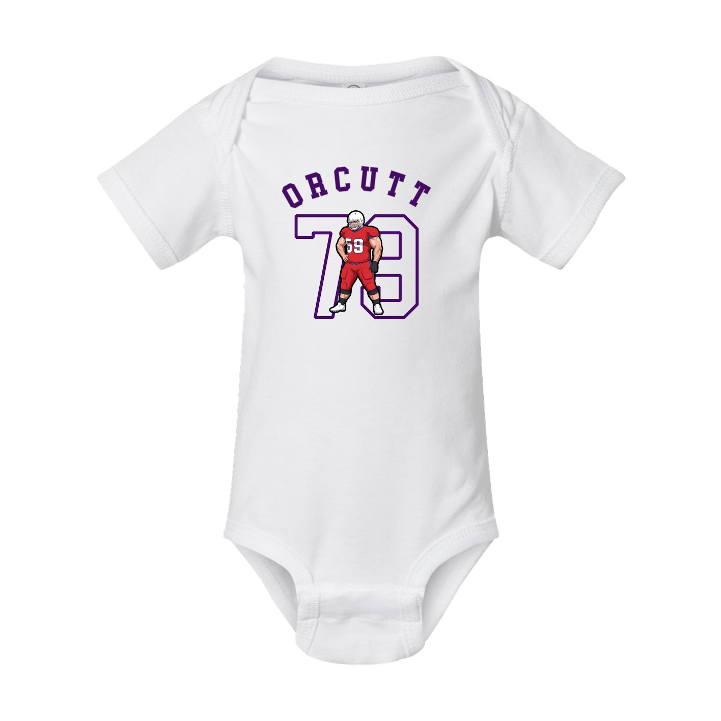 Baby Onesie — Shirsey Arch in White