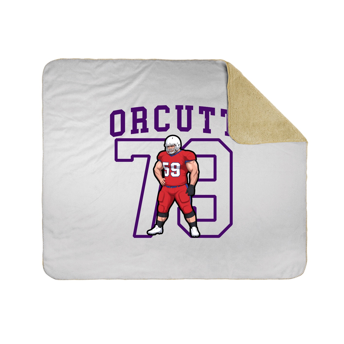 Throw Blanket — Shirsey in White