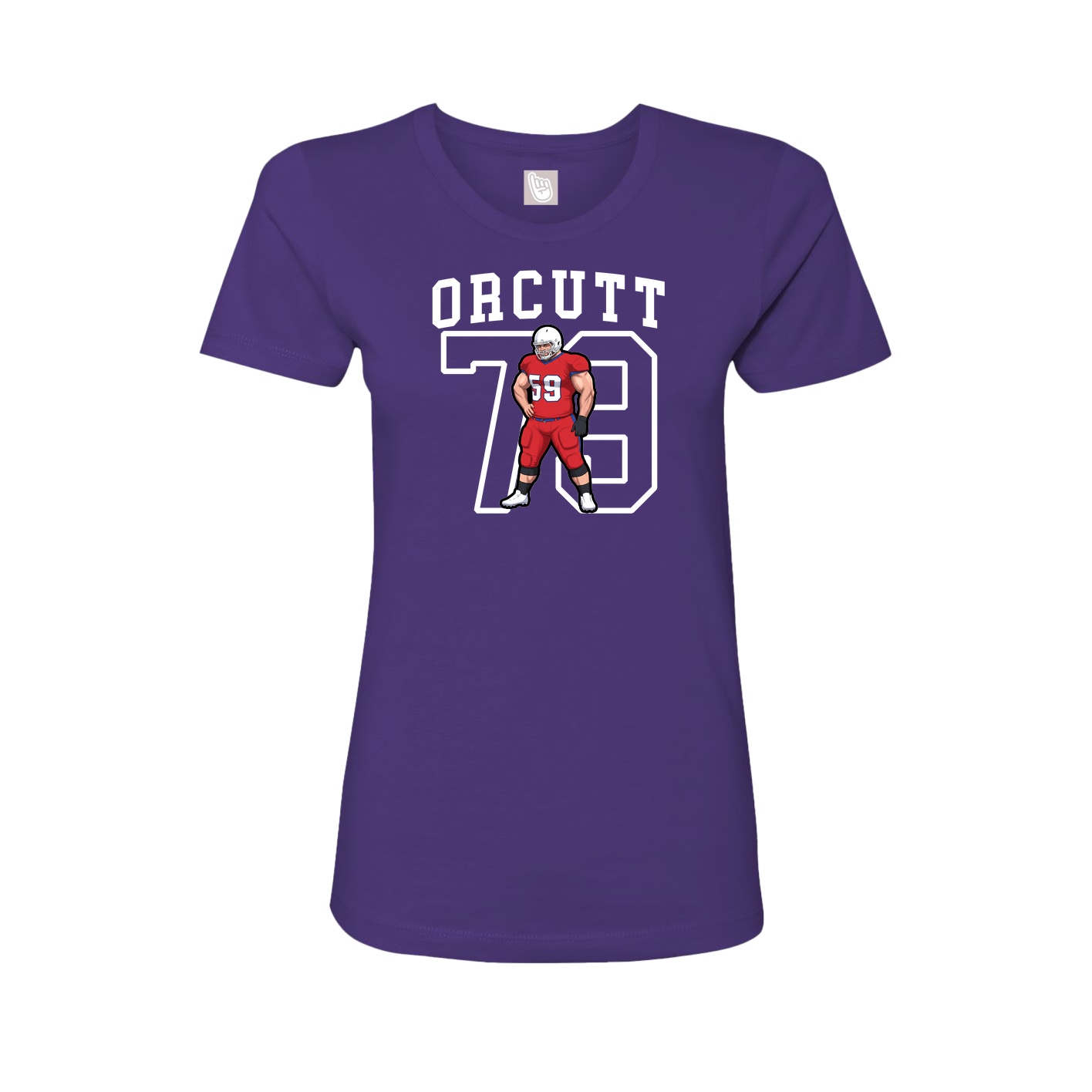 Fitted Women's Tee — Shirsey in Purple