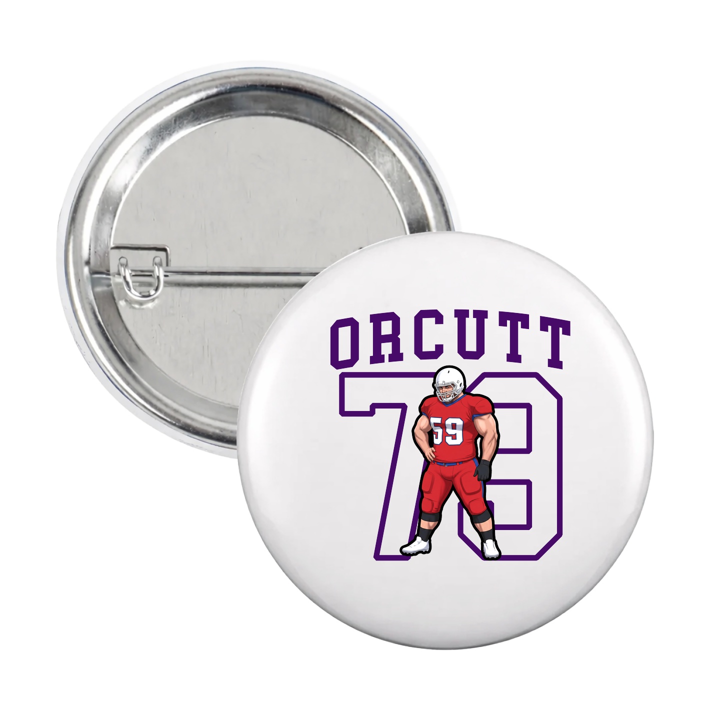 Game Day Button — Shirsey in White