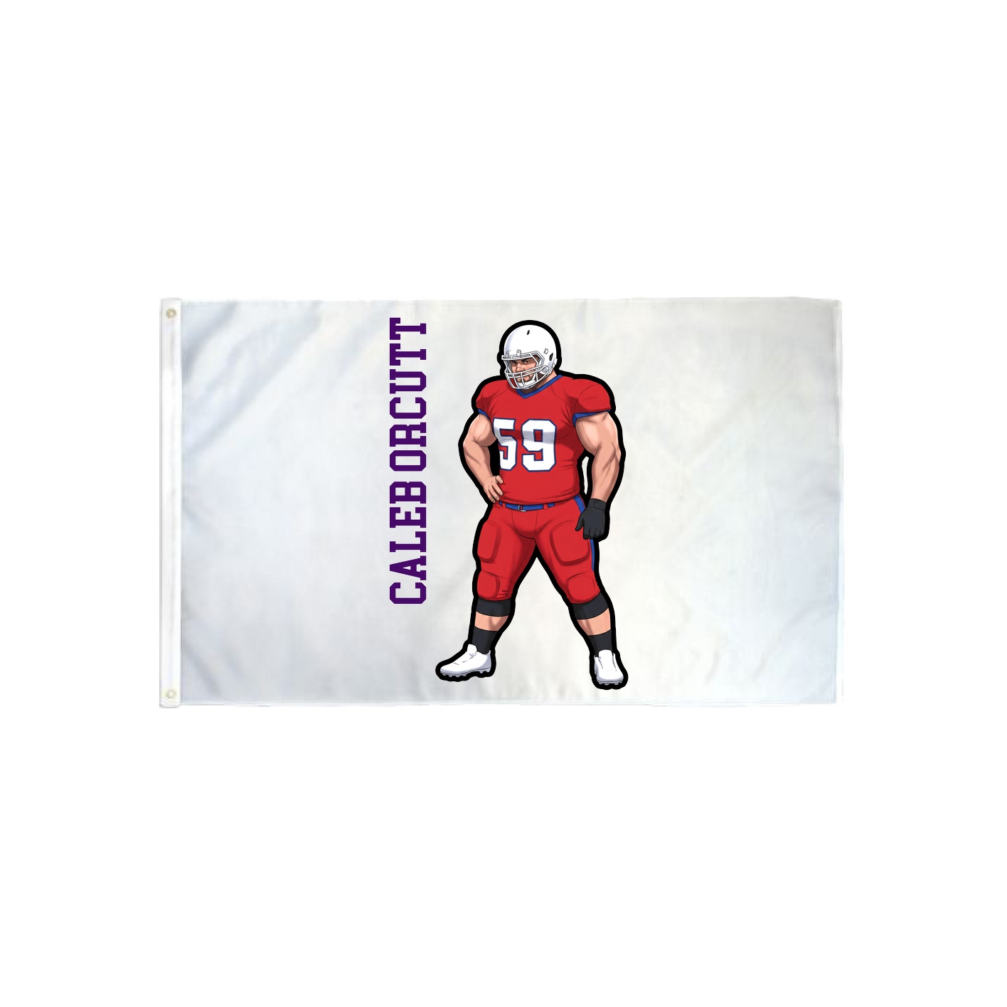 3x5 Flag — Name Vertical in Classic