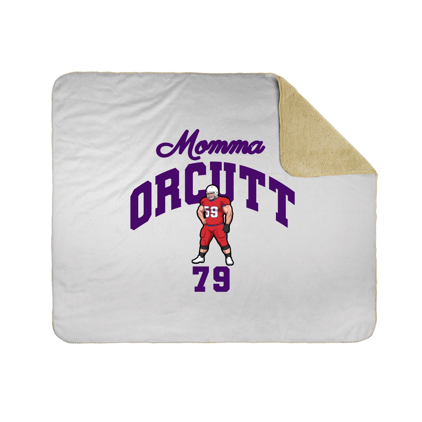 Throw Blanket — Mothers Day Arch in White