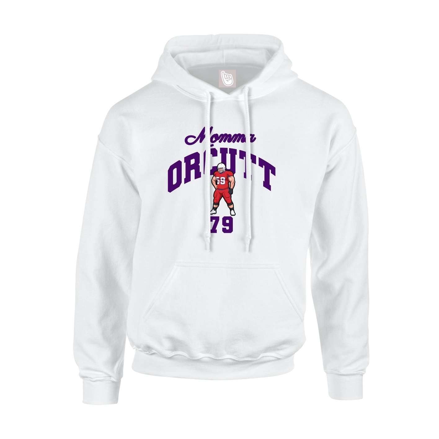 Hoodie — Mothers Day Arch in White