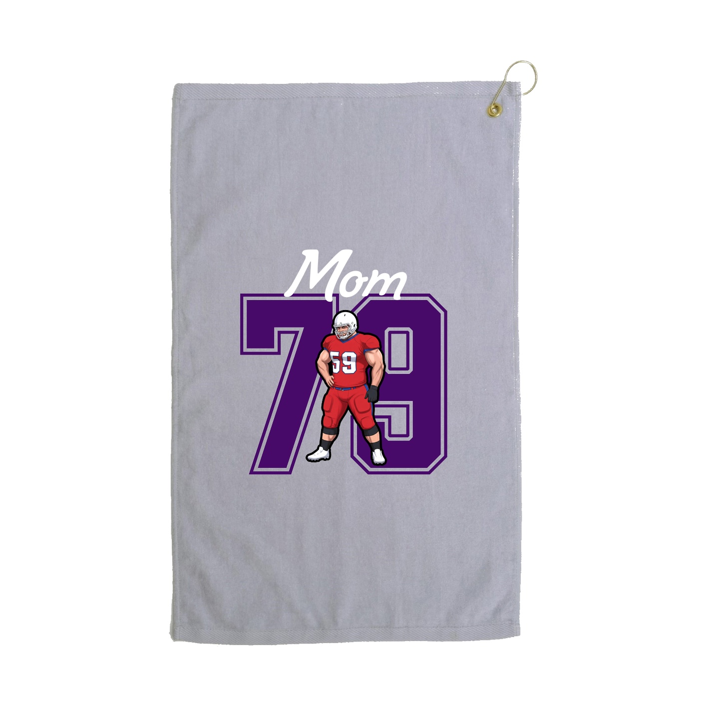 Golf Towel — Mothers Day Shirsey in Grey