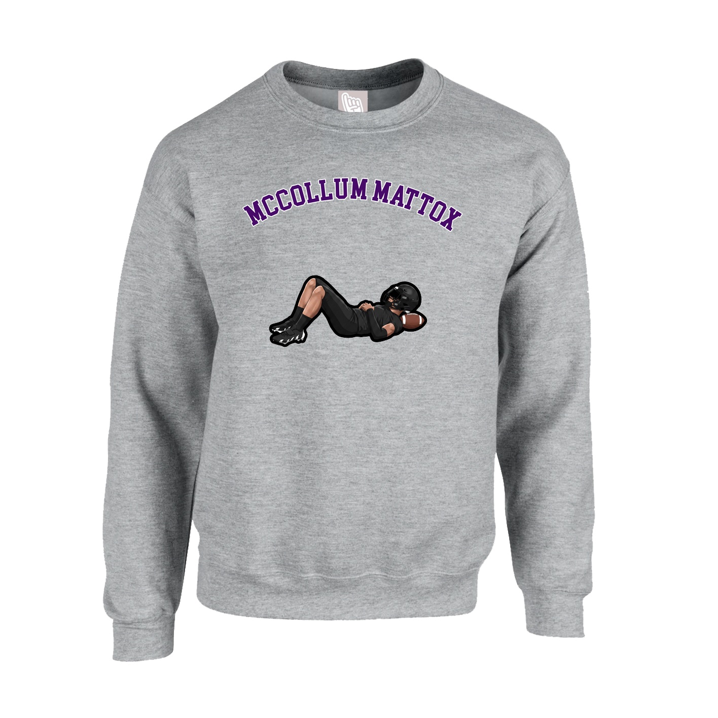 Fleece Crew — Shirsey Arch in Grey