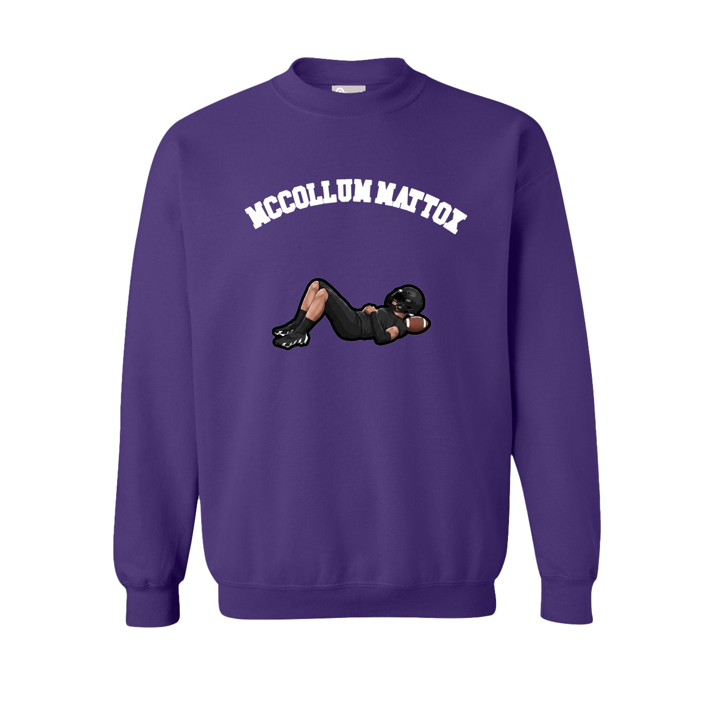 Fleece Crew — Shirsey Arch in Purple