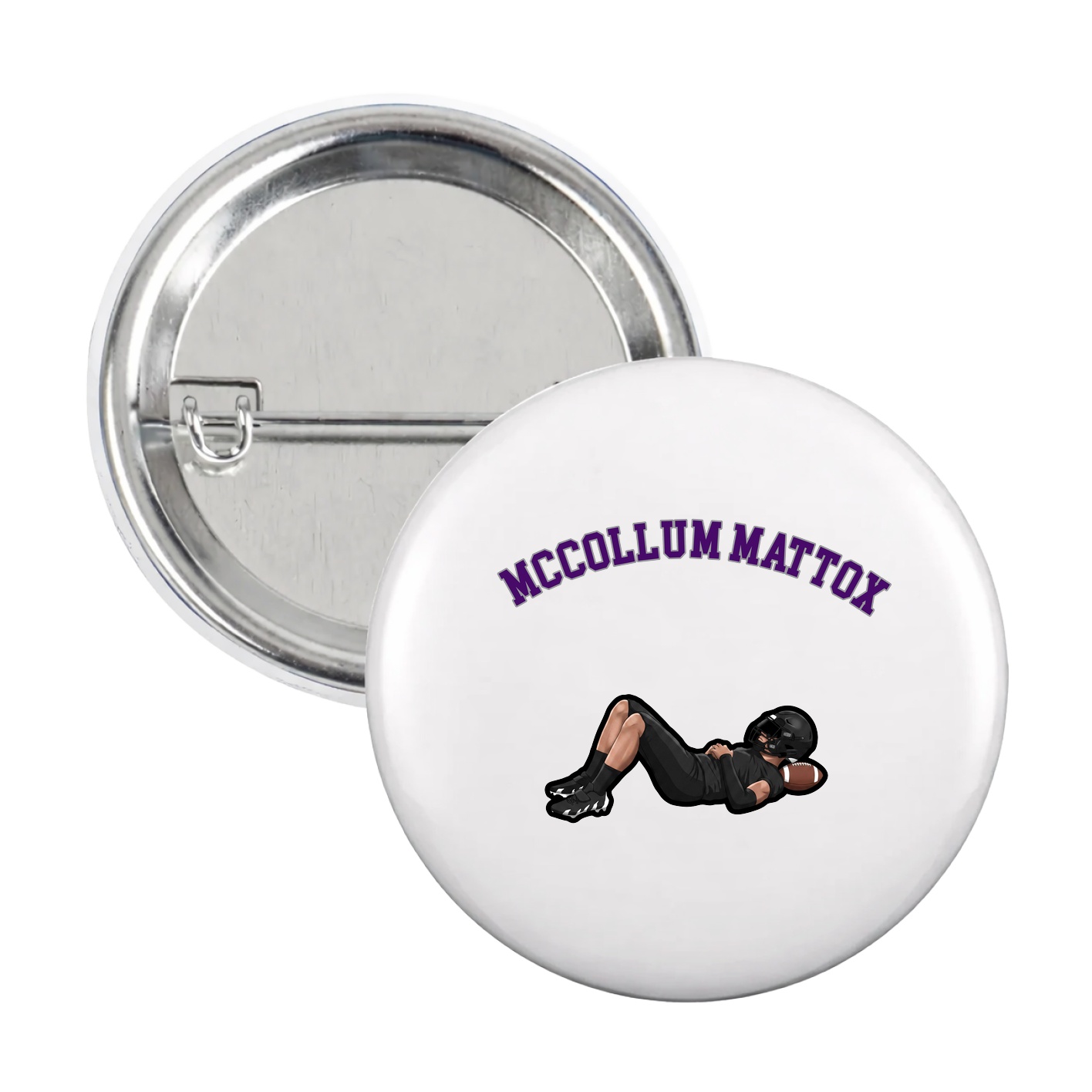 Game Day Button — Shirsey Arch in White