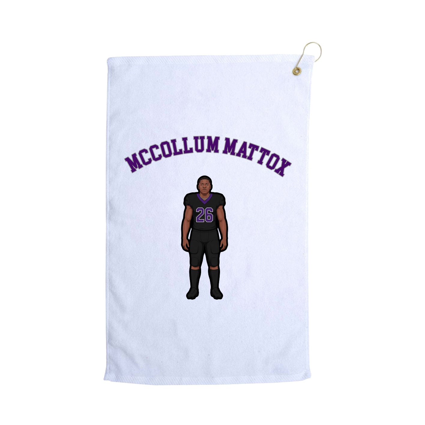 Golf Towel — Shirsey Arch in White