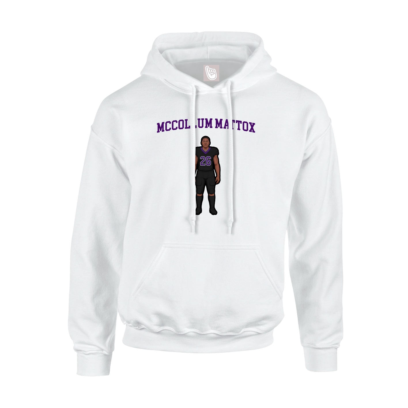 Hoodie — Shirsey in White