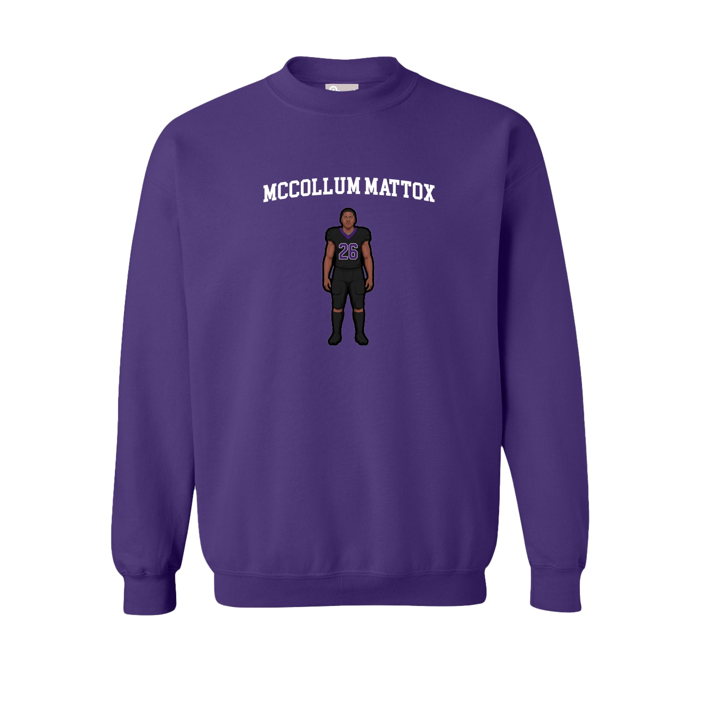 Fleece Crew — Shirsey in Purple