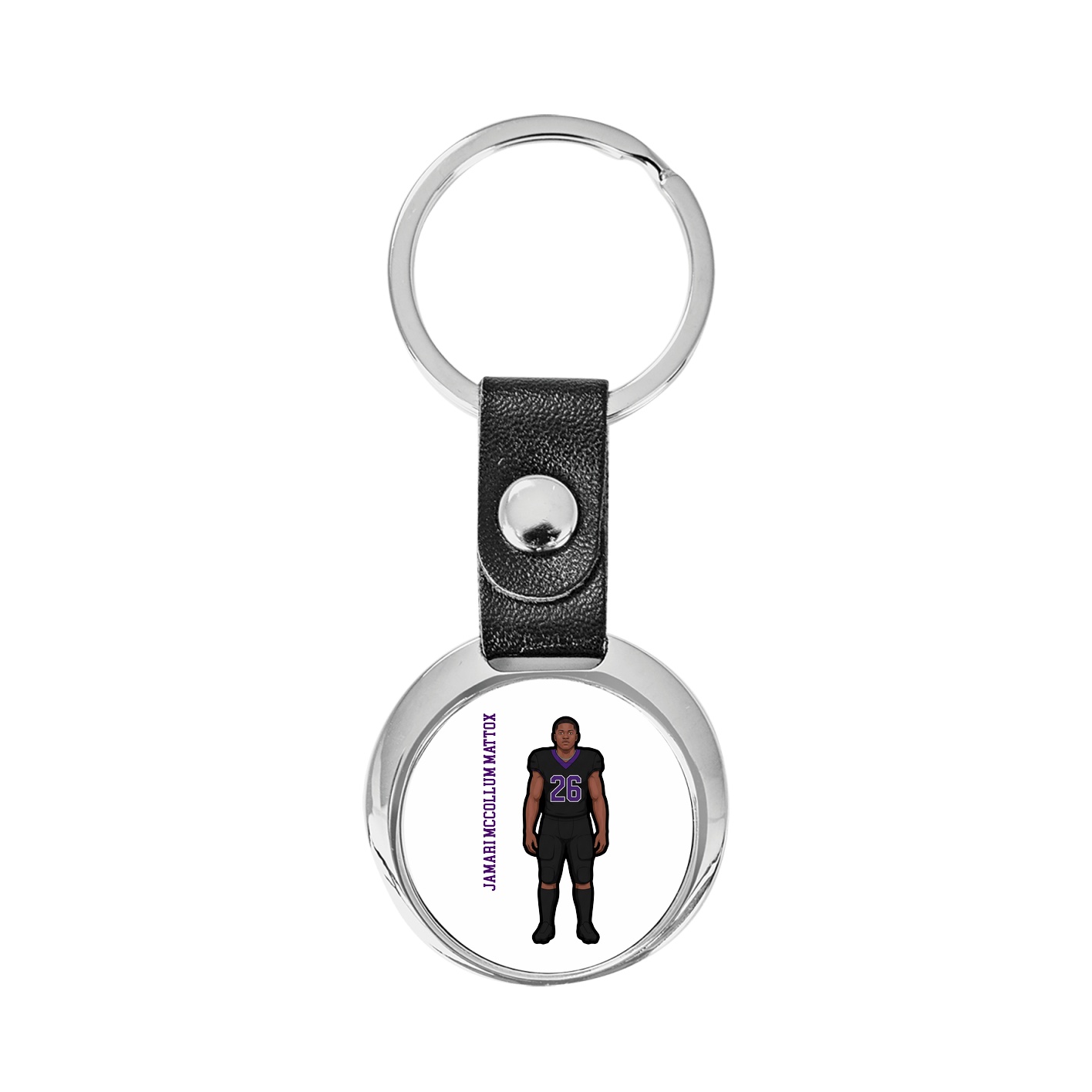 Key Chain — Name Vertical in Classic