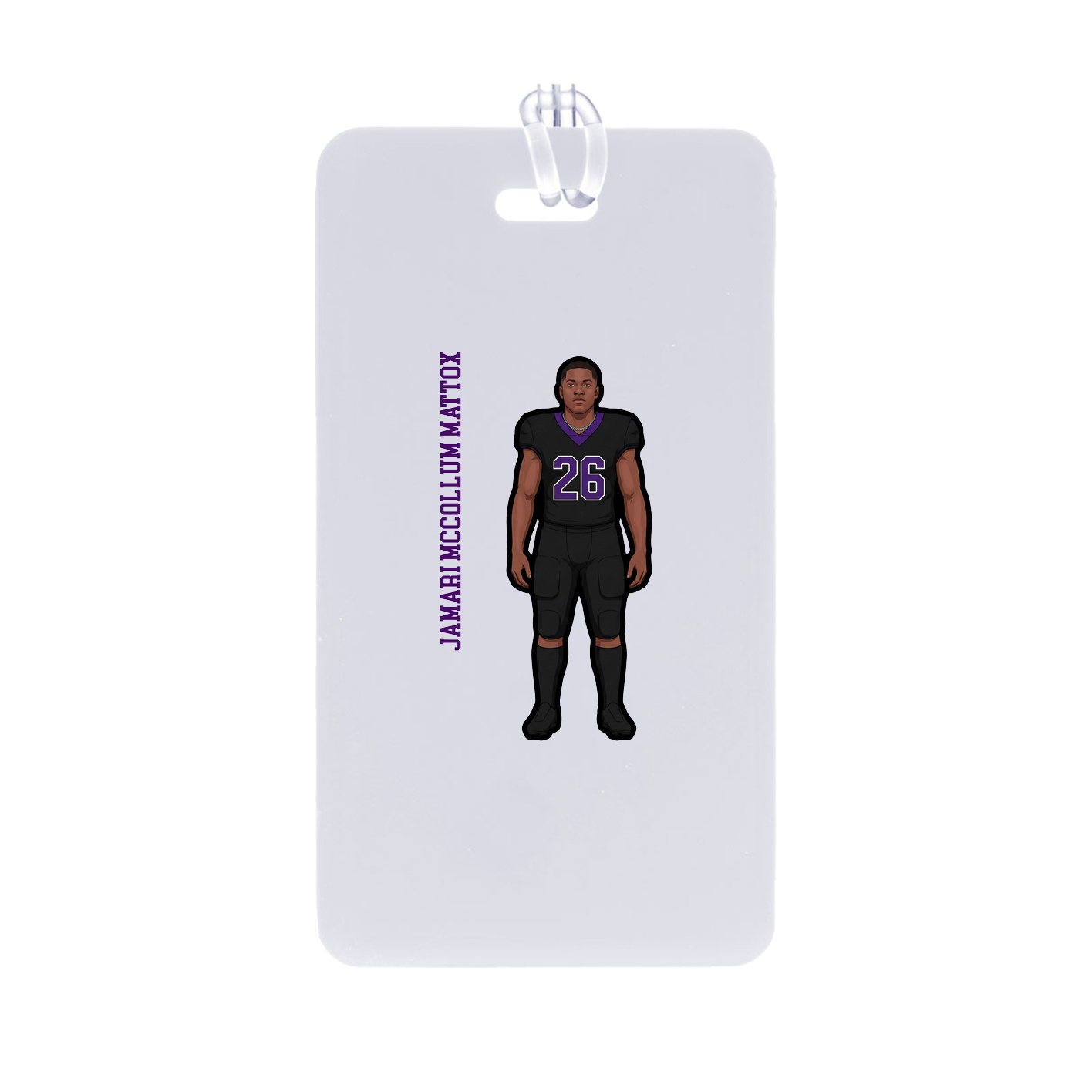 Bag Tag — Name Vertical in Classic
