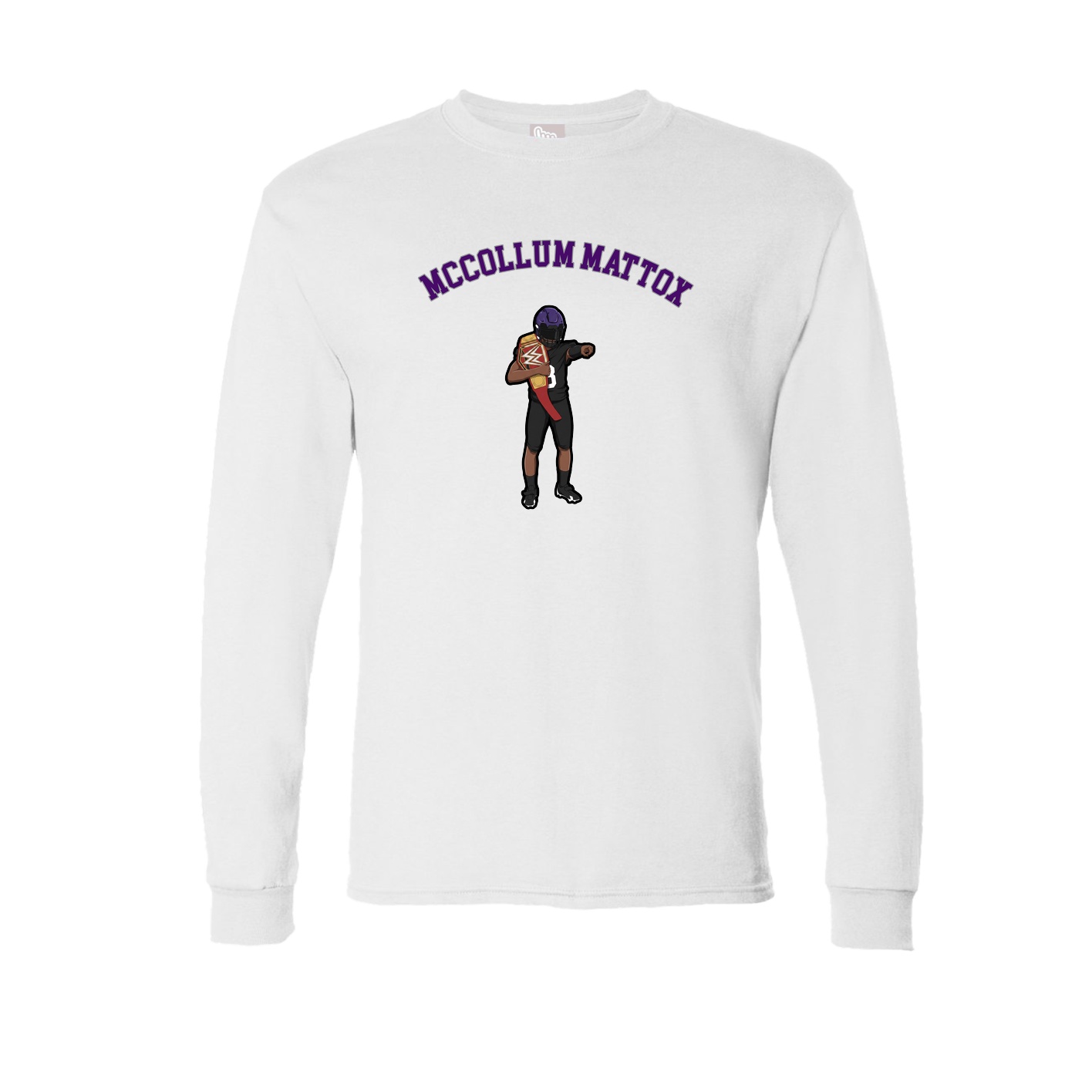 Long Sleeve Tee — Shirsey Arch in White