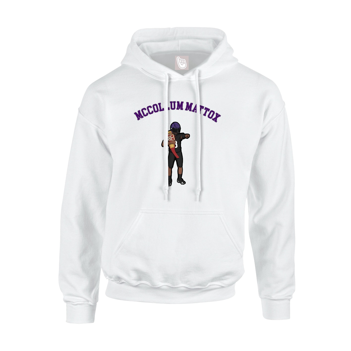 Hoodie — Shirsey Arch in White