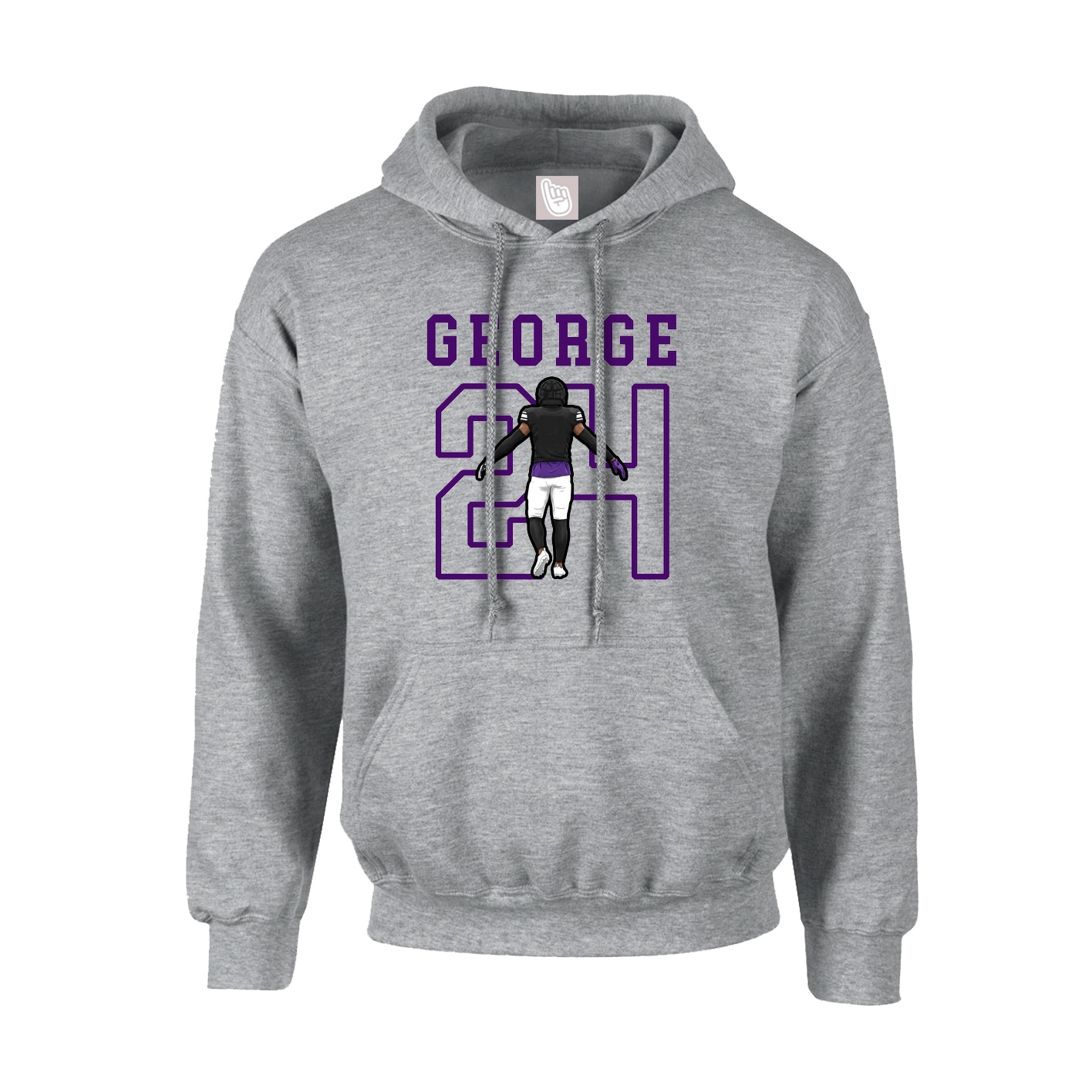 Hoodie — Shirsey in Grey