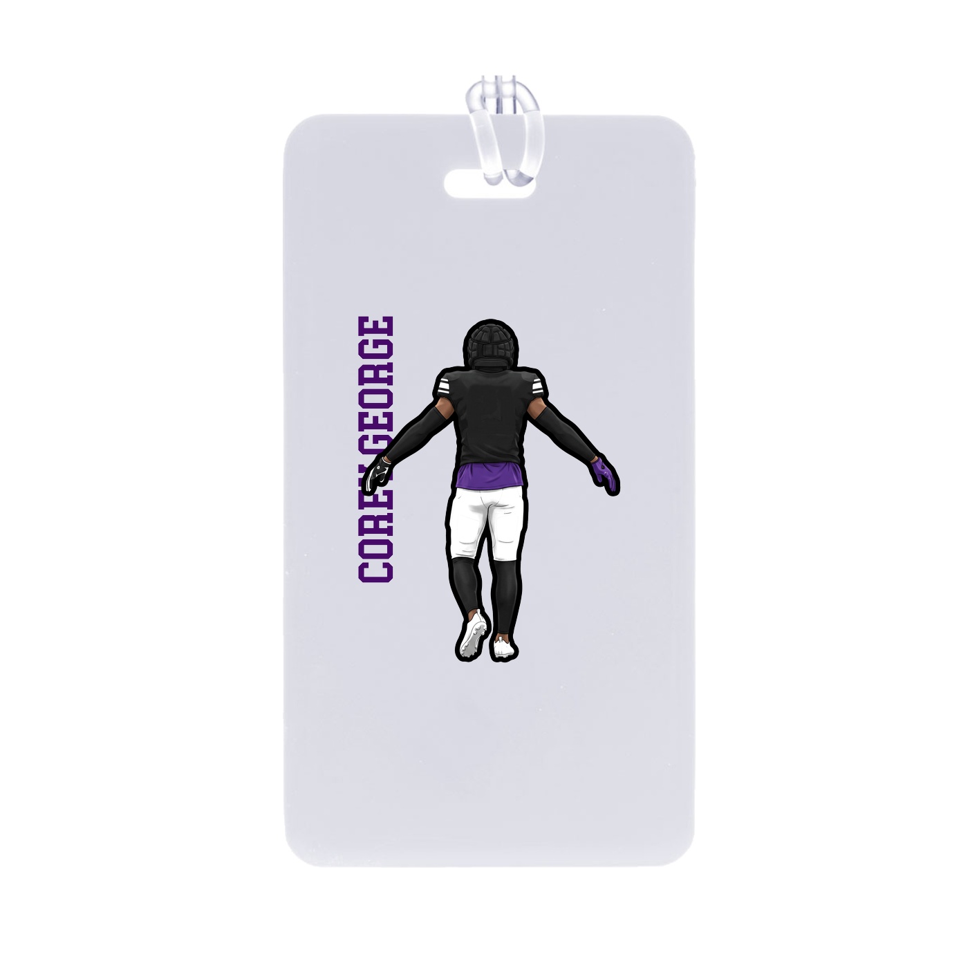 Bag Tag — Name Vertical in Classic