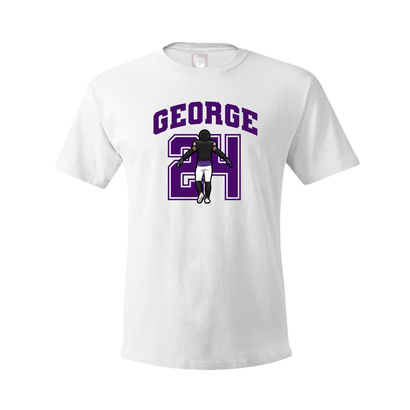 Tee — Number in White