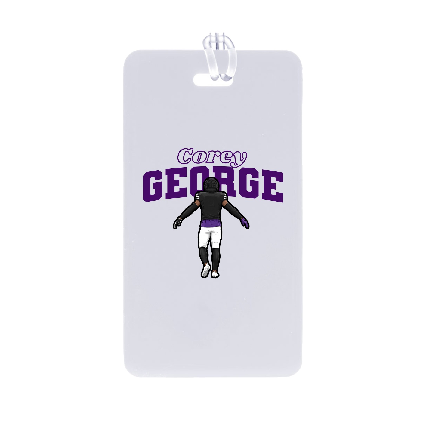 Bag Tag — Name Arch in Classic