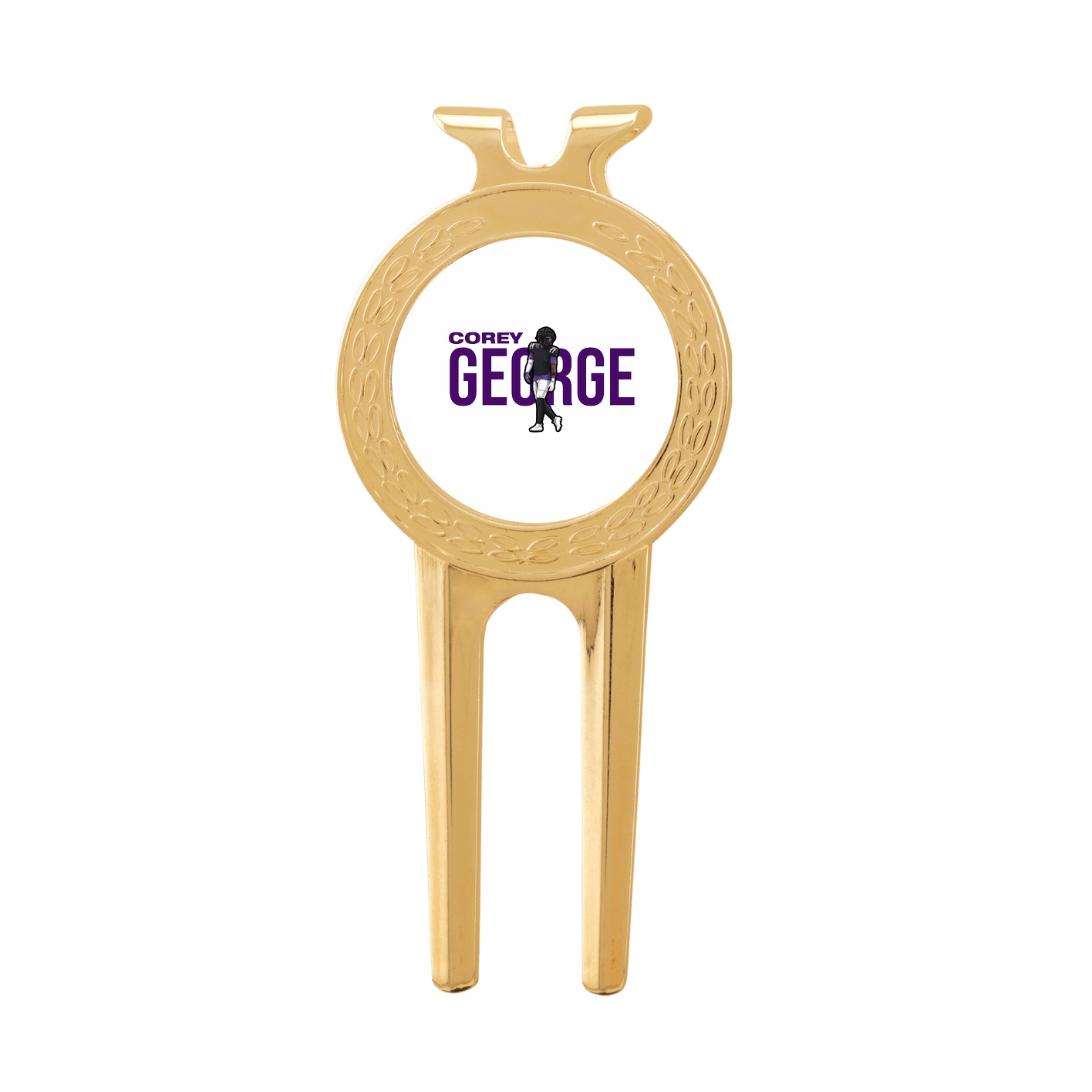 Divot Tool with Ball Marker — Player Name in Classic