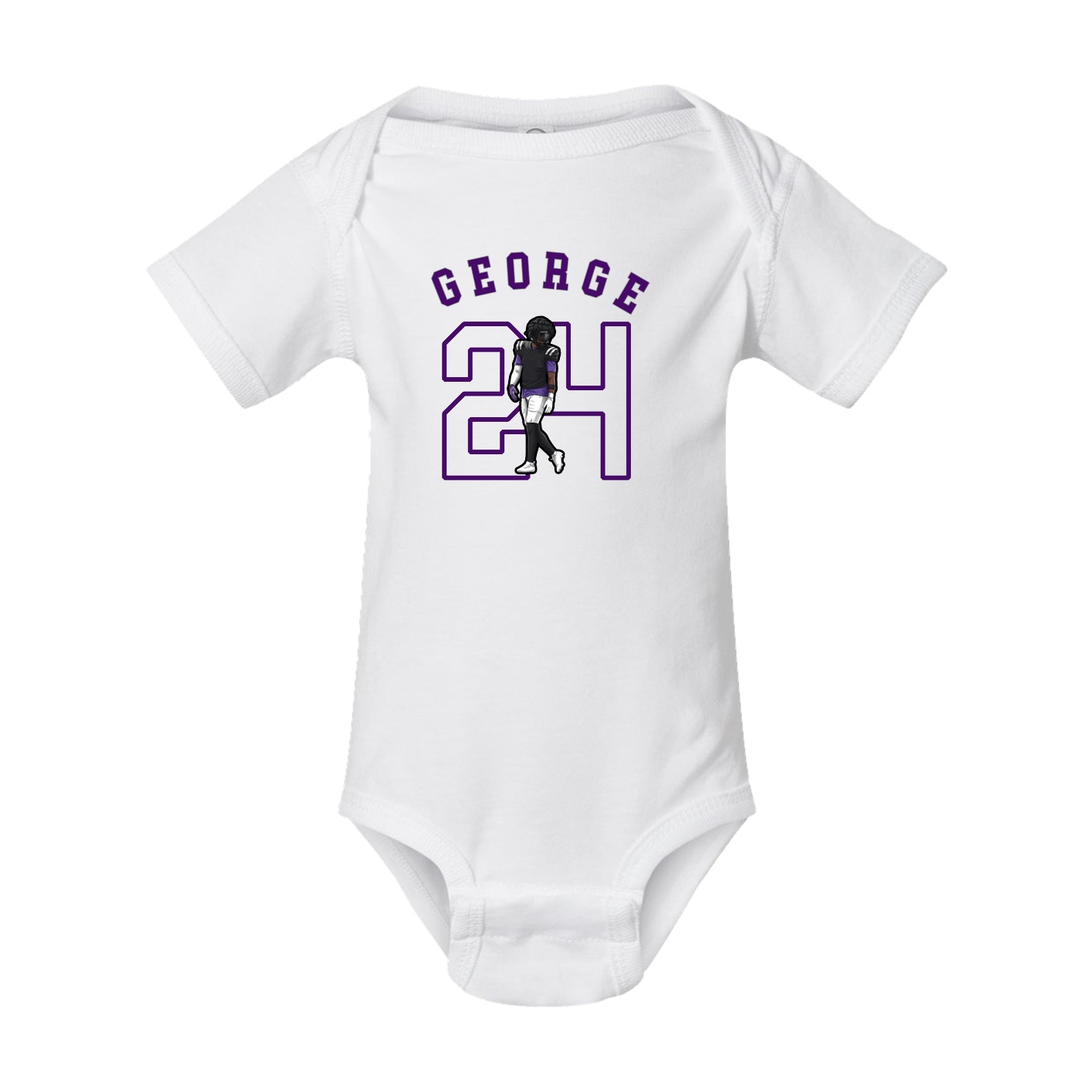 Baby Onesie — Shirsey Arch in White