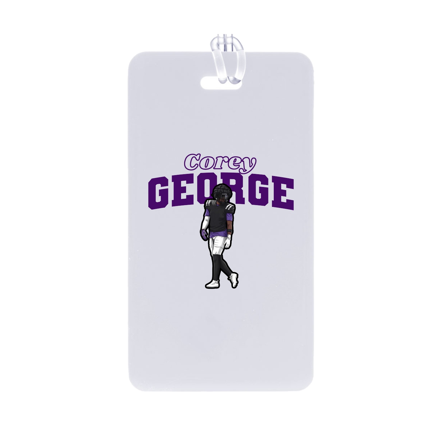 Bag Tag — Name Arch in Classic