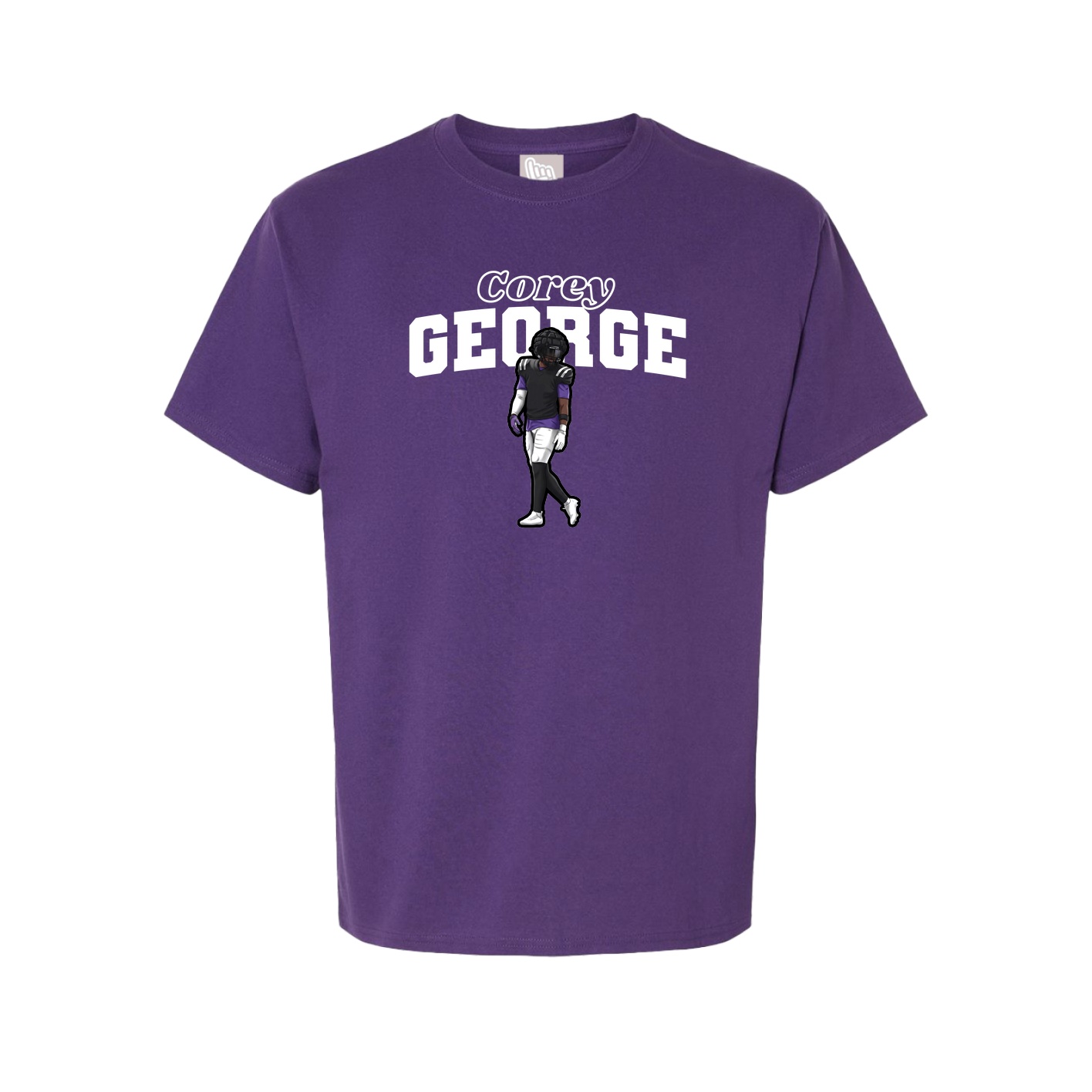 Tee — Name Arch in Purple