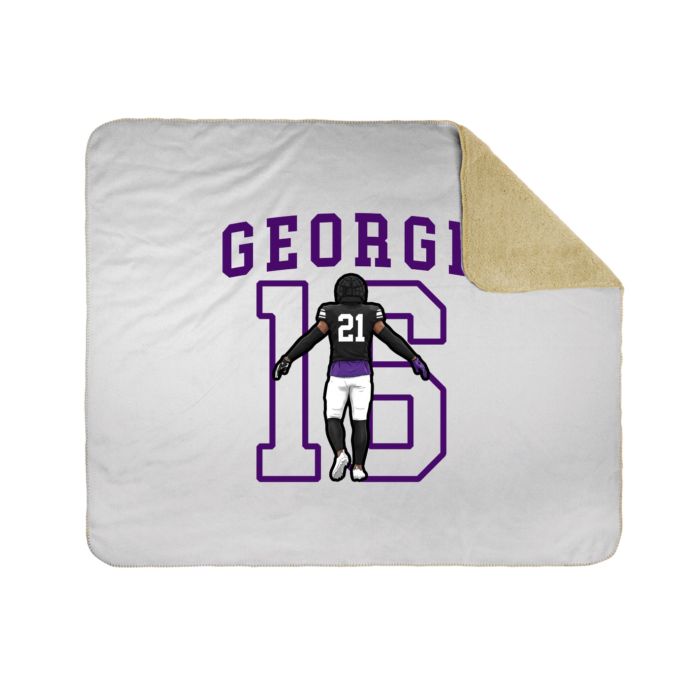 Throw Blanket — Shirsey in White