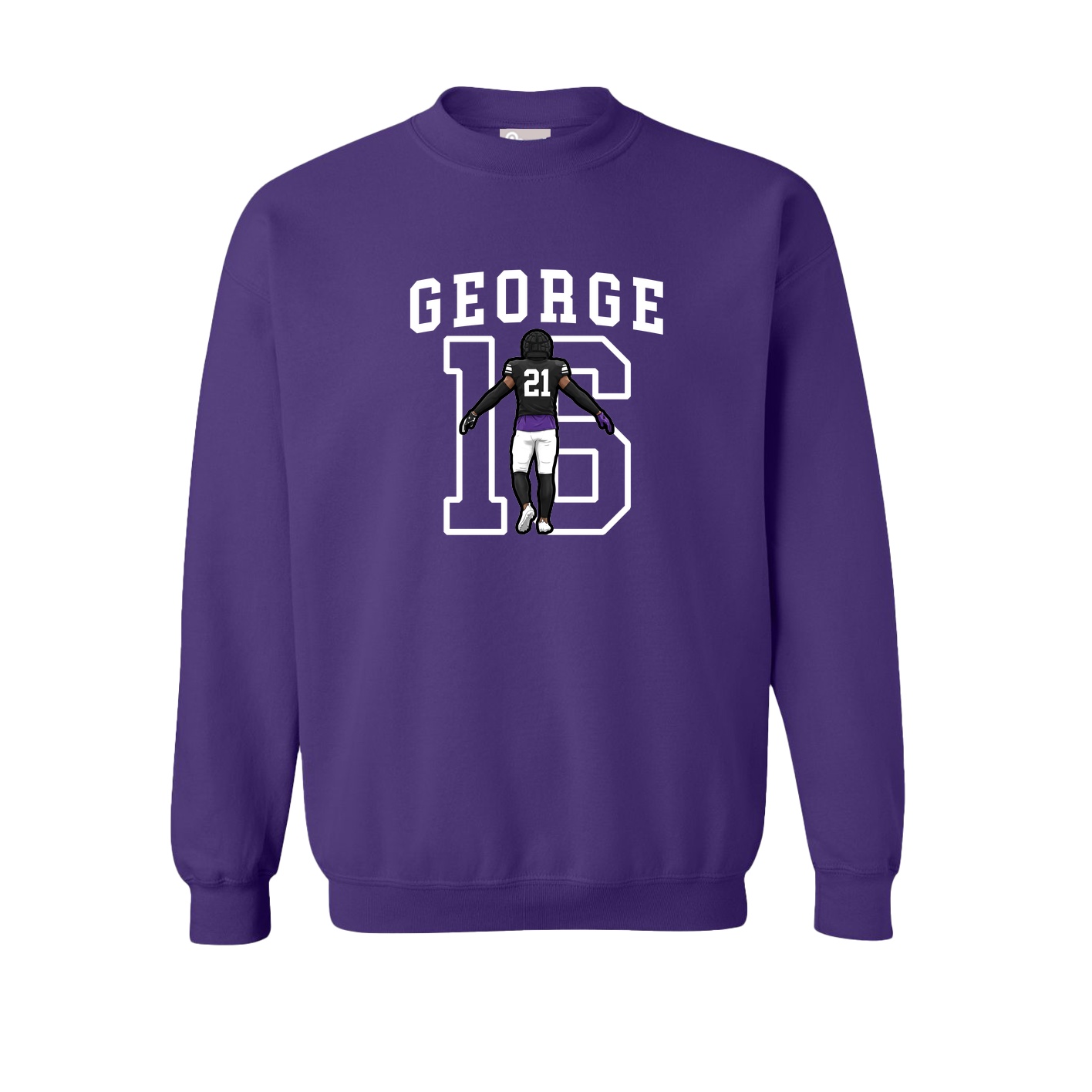 Fleece Crew — Shirsey in Purple