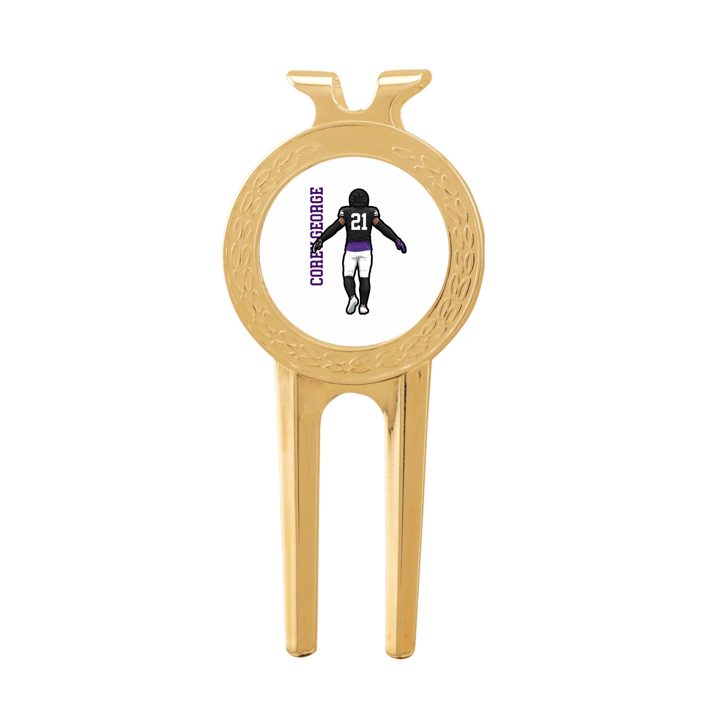 Divot Tool with Ball Marker — Name Vertical in Classic