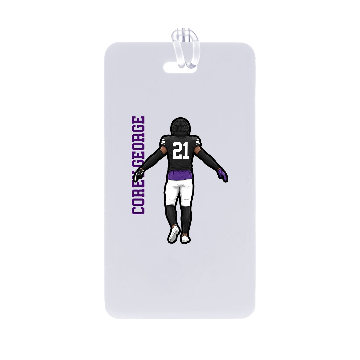 Bag Tag — Name Vertical in Classic