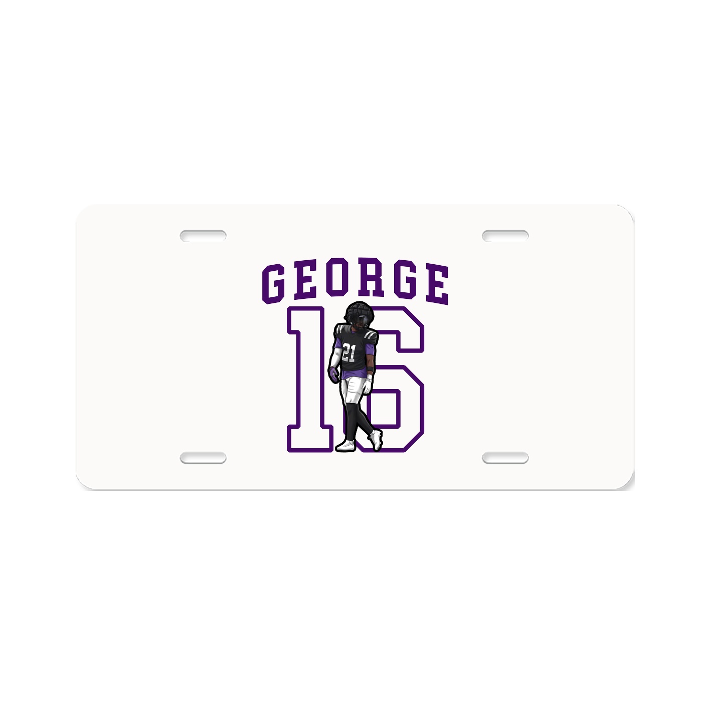 Aluminum License Plate