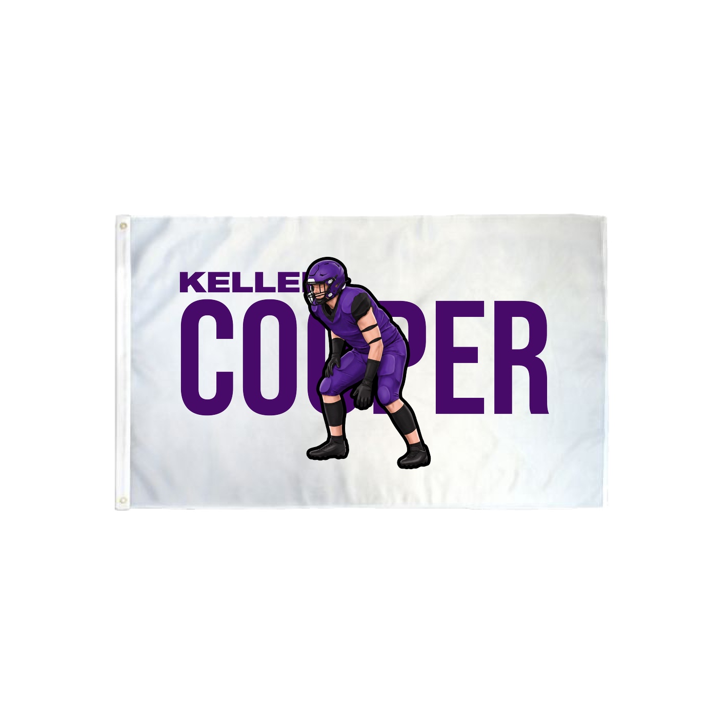 3x5 Flag — Player Name in Classic