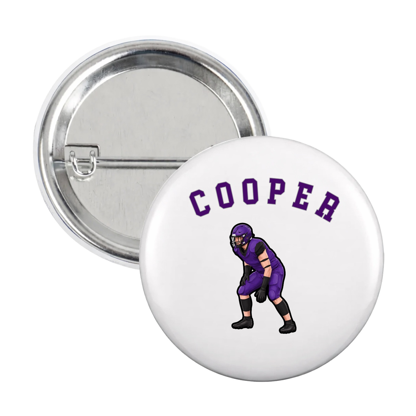Game Day Button — Shirsey Arch in White