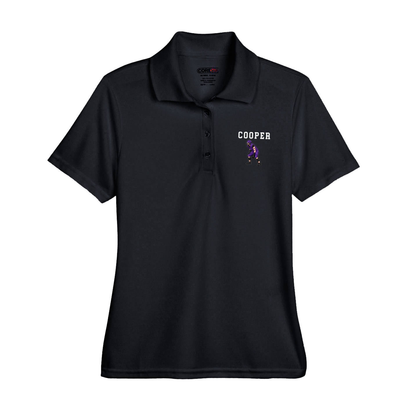 Womens Performance Polo — Shirsey in Black