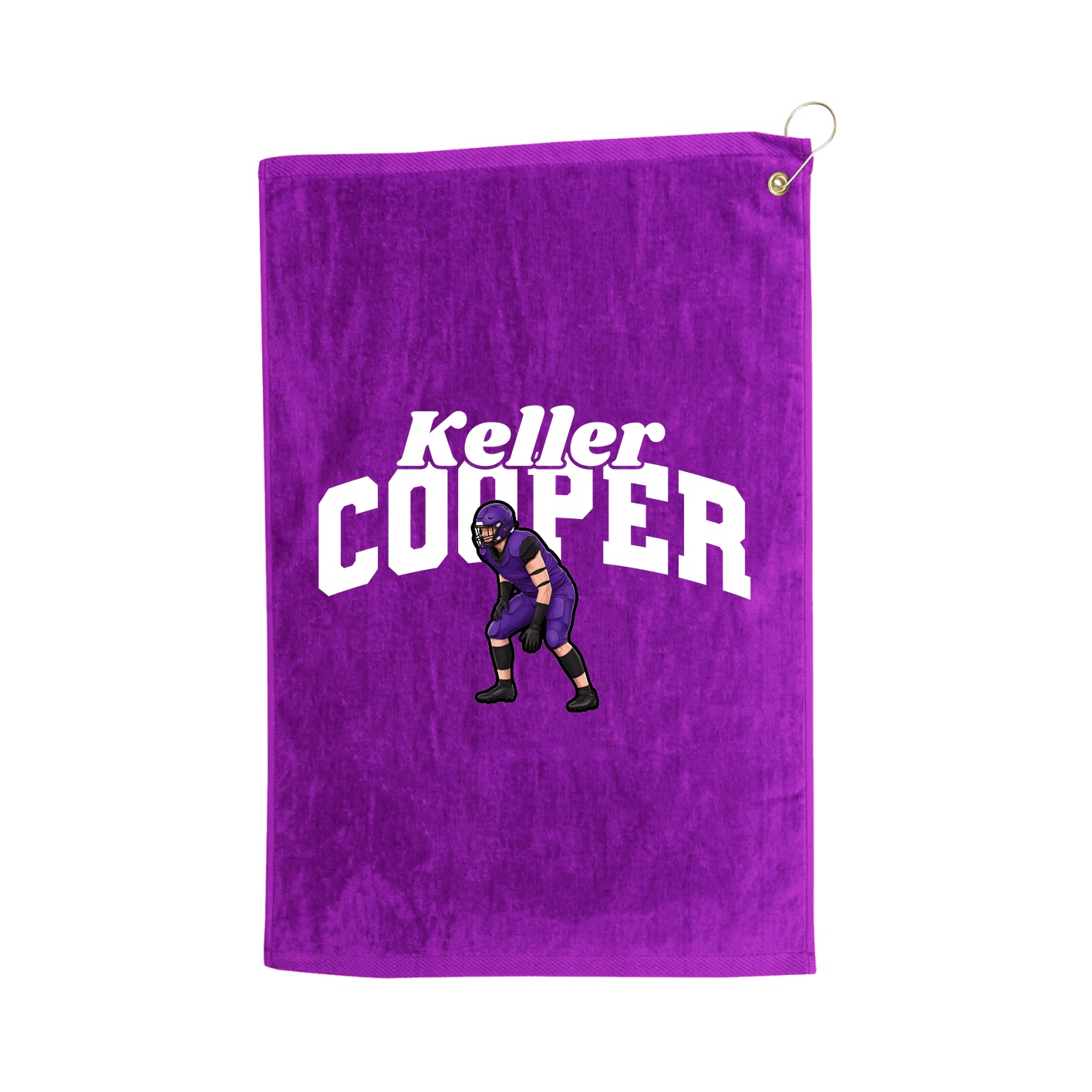 Golf Towel — Signature Arch in Purple