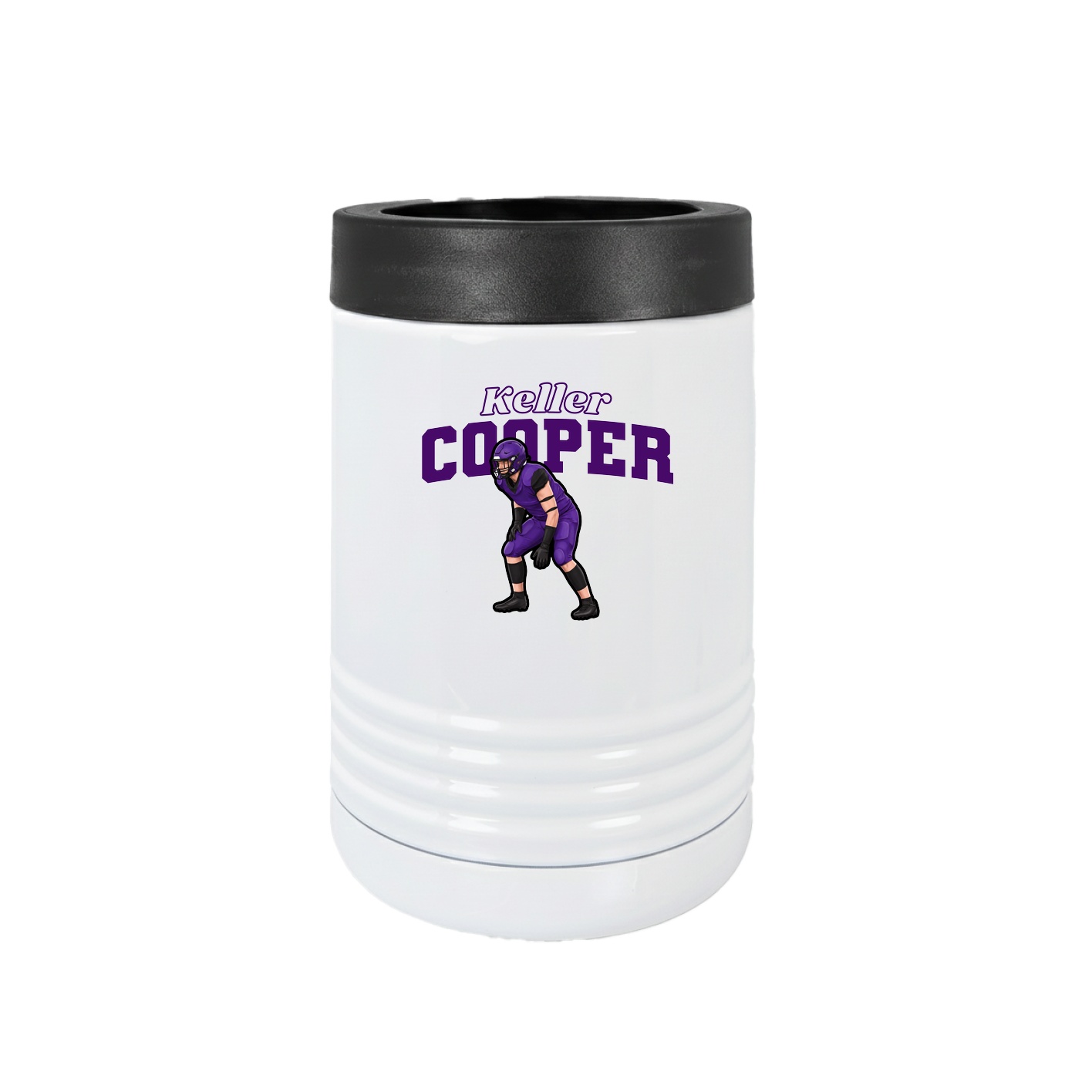 Beverage Holder — Name Arch in White
