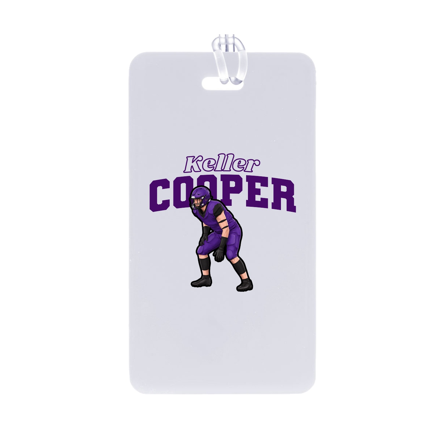 Bag Tag — Name Arch in Classic